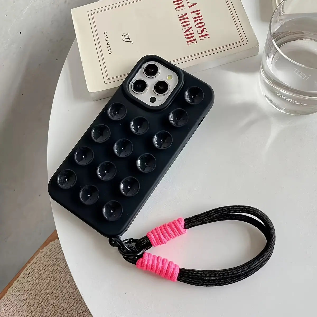 New Multifunctional Handy Suction Cup Phone Case with Lanyard Set for Iphone Models 11-16 Series, Shockproof Durable Tpu Protective Cover