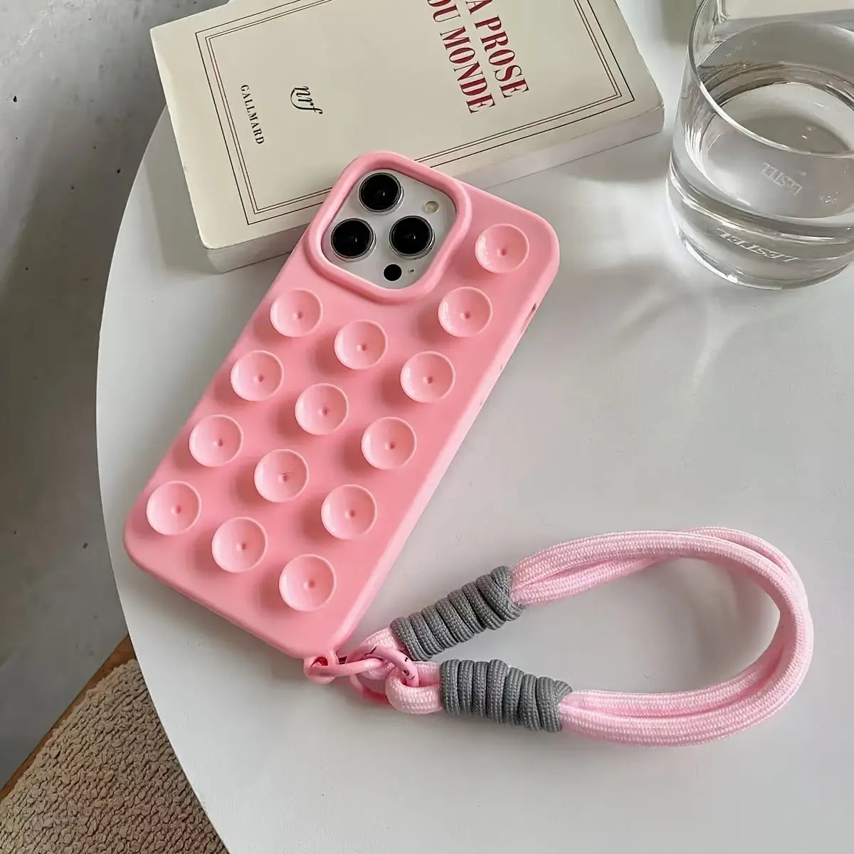 New Multifunctional Handy Suction Cup Phone Case with Lanyard Set for Iphone Models 11-16 Series, Shockproof Durable Tpu Protective Cover